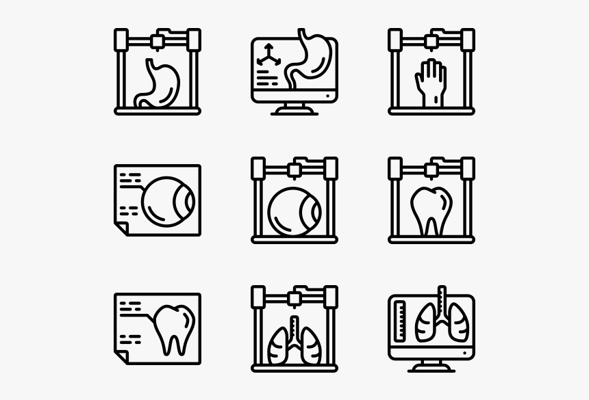 Print Icon Lineart - Bed And Breakfast Icon, HD Png Download, Free Download