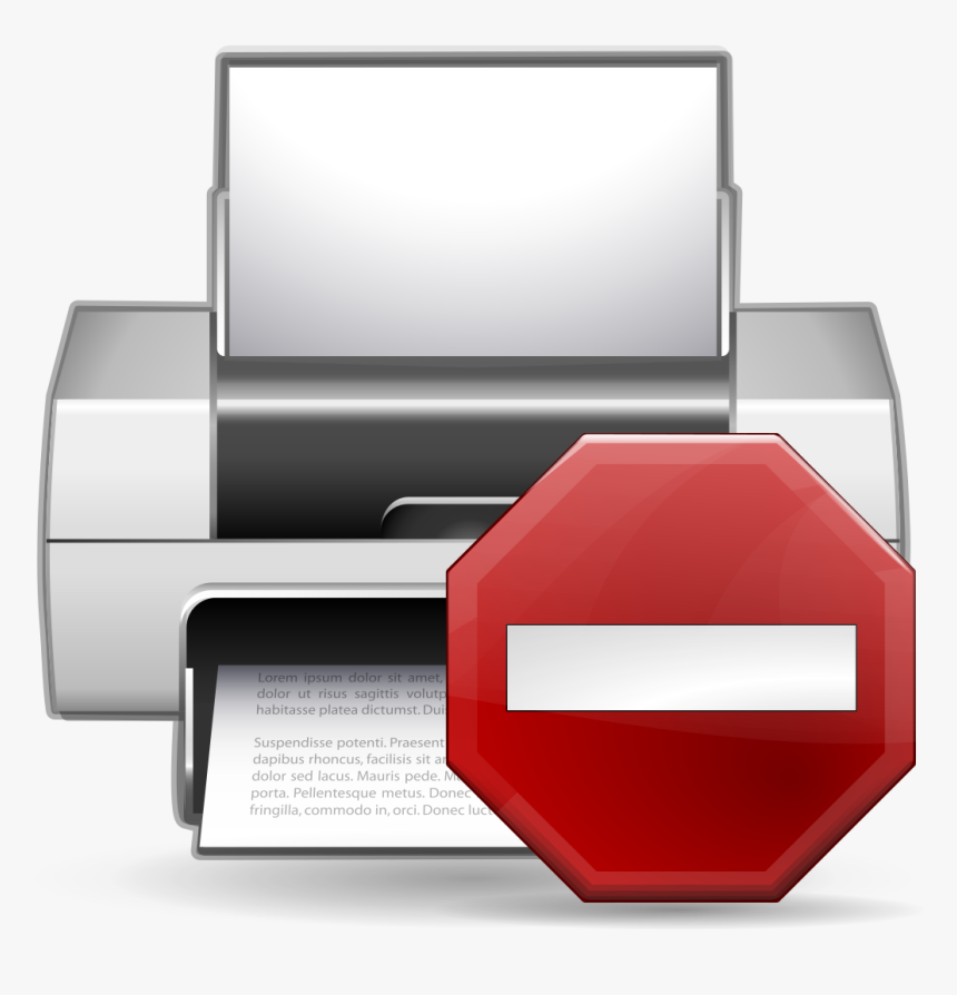 Printer Error, HD Png Download, Free Download