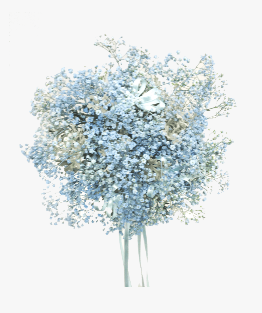 Gail S Floral Studio - Baby Blue Baby Breath Bouquet, HD Png Download, Free Download