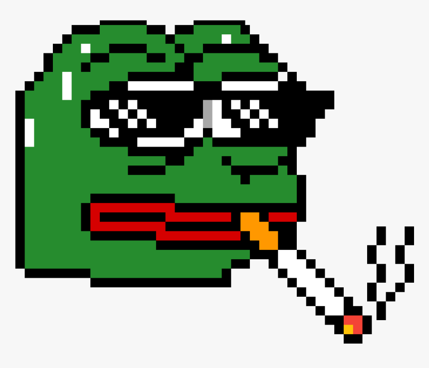 Pepe Pixel Art Minecraft, HD Png Download, Free Download