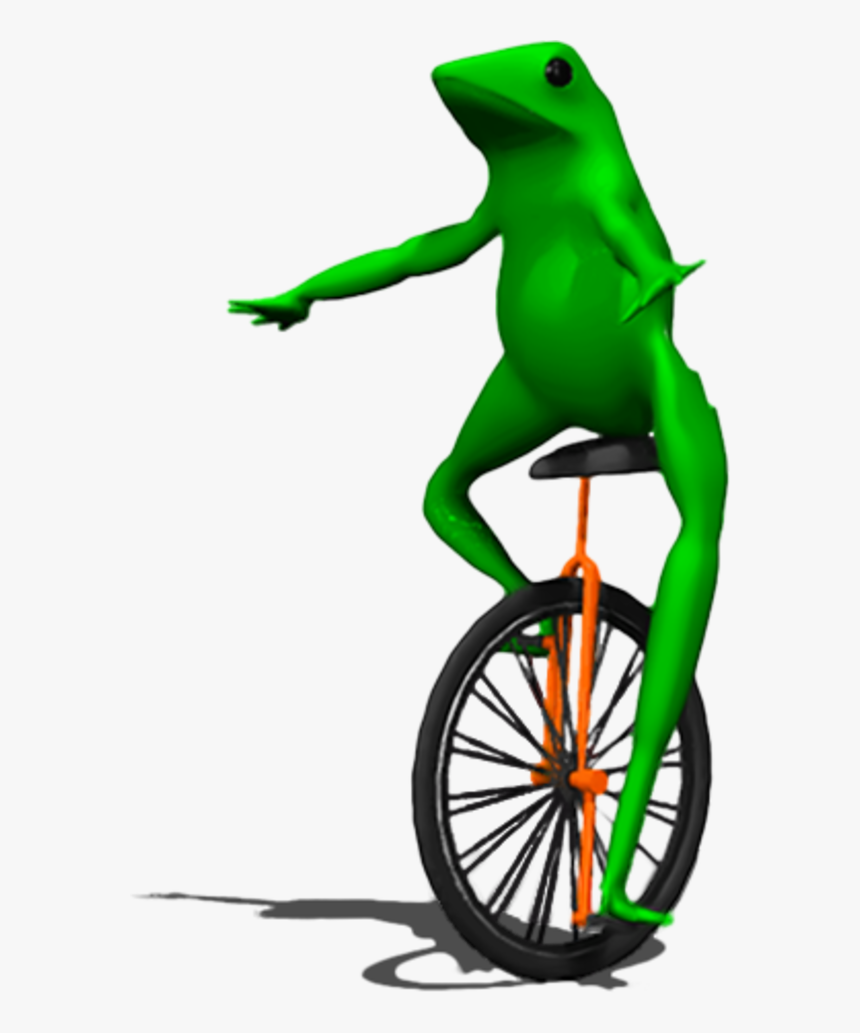 Frog On Unicycle Gif, HD Png Download, Free Download