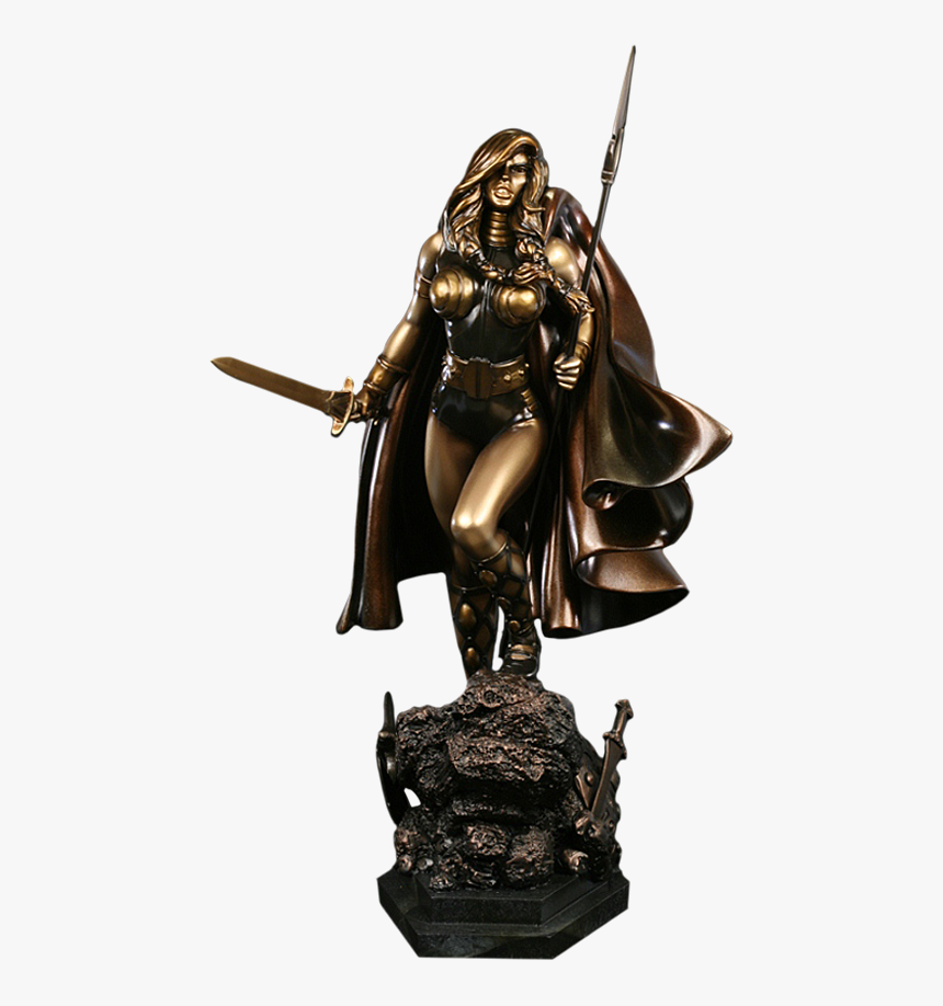 Bronze Marvel Valkyrie Statue, HD Png Download, Free Download