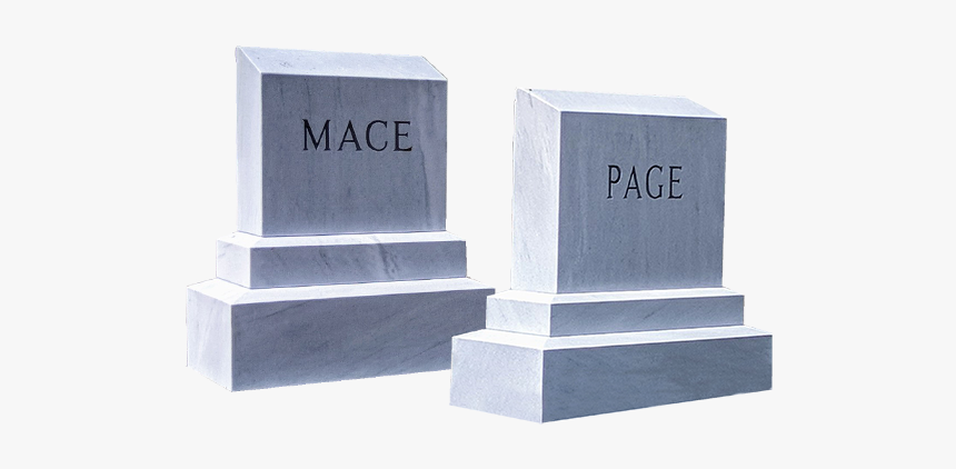 Page Mace Duplicate Monuments Web - Headstone, HD Png Download, Free Download