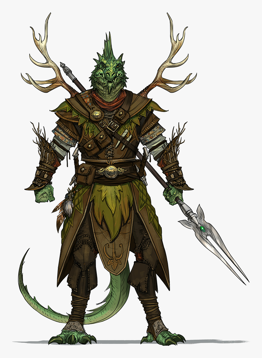 Green Half Dragon D&d, HD Png Download, Free Download