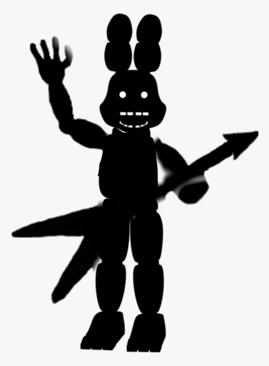 Shadow Bonnie *with Guitar* - Fnaf Shadow Bonnie Transparent, HD Png Download, Free Download