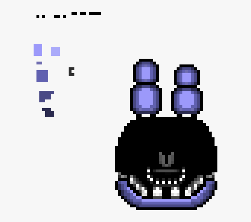 Fnaf Pixel Art Withered Bonnie, HD Png Download, Free Download