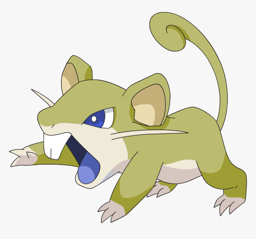 Transparent Raticate Png - Ratata Pokémon, Png Download, Free Download