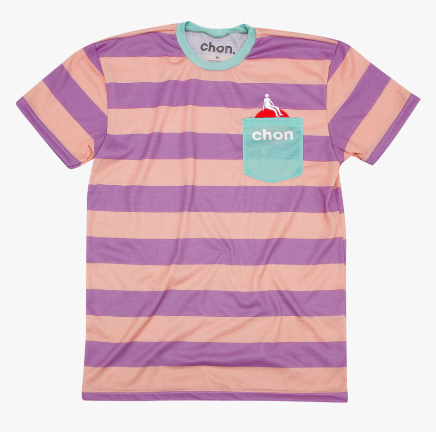 Striped Pocket Tee - Man Puma T Shirt, HD Png Download, Free Download