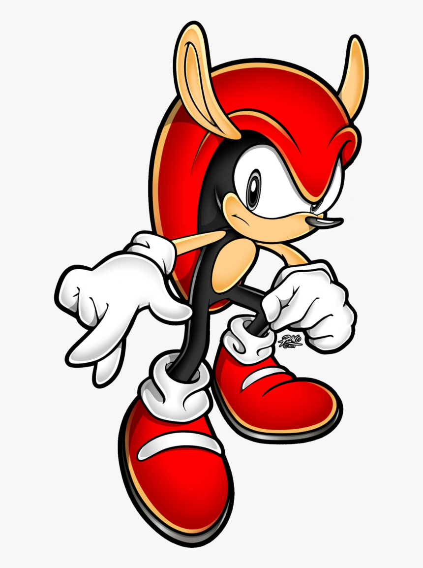 Mighty The Armadillo By R No71-d4h0lxd - Sonic Mighty The Armadillo, HD Png Download, Free Download