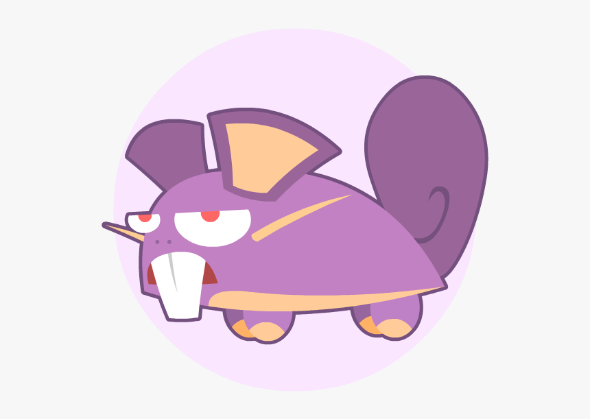 Rattata - Cartoon, HD Png Download, Free Download