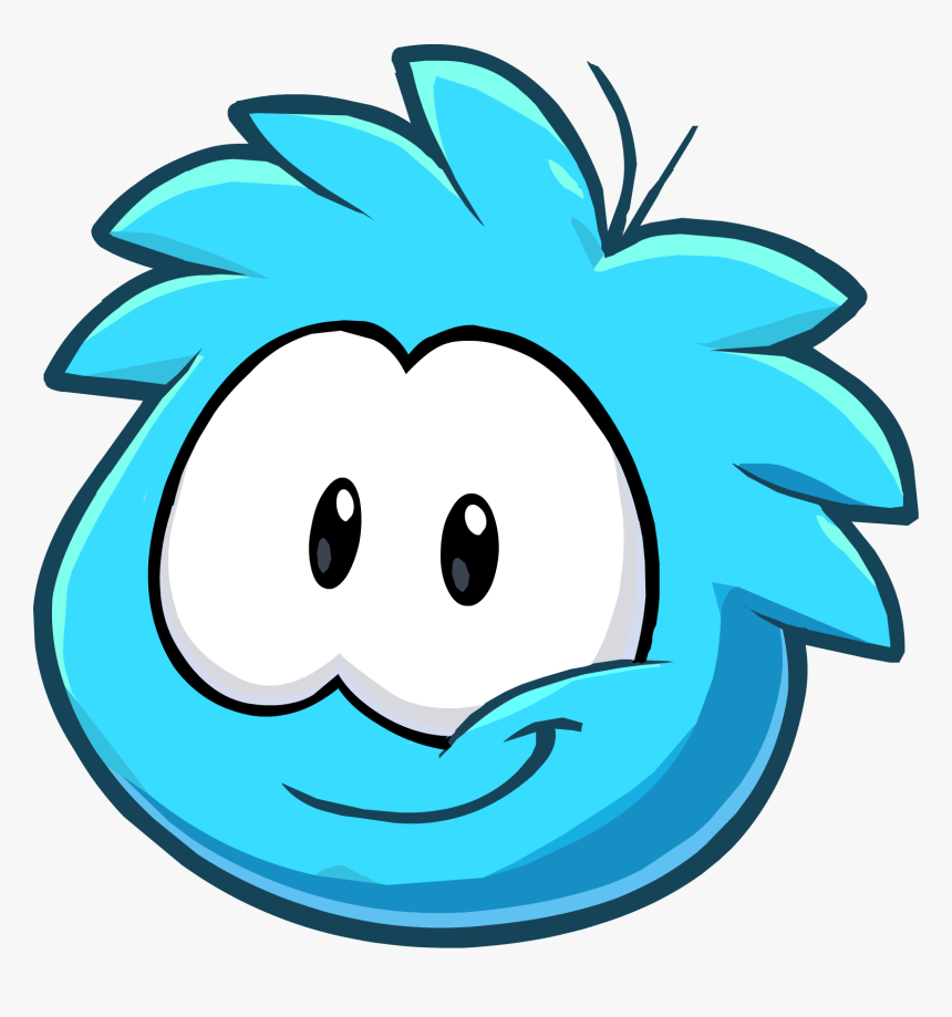 Party Hats Coloring Pages Download - Club Penguin Blue Puffle, HD Png Download, Free Download