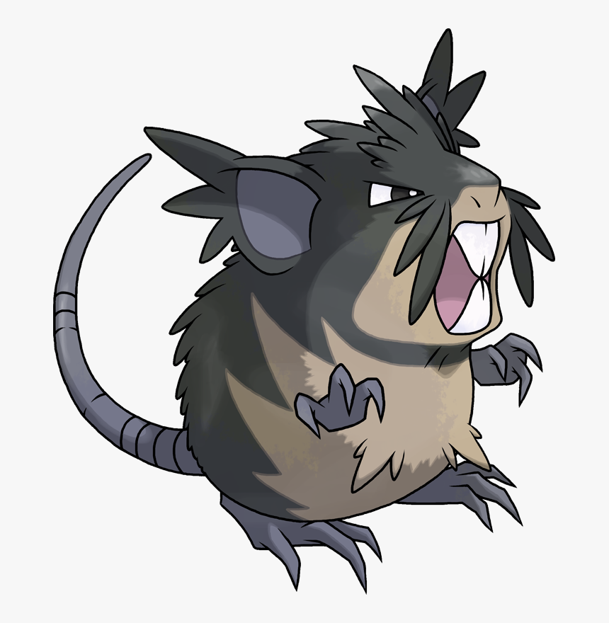 Mega Raticate De Alola, HD Png Download, Free Download