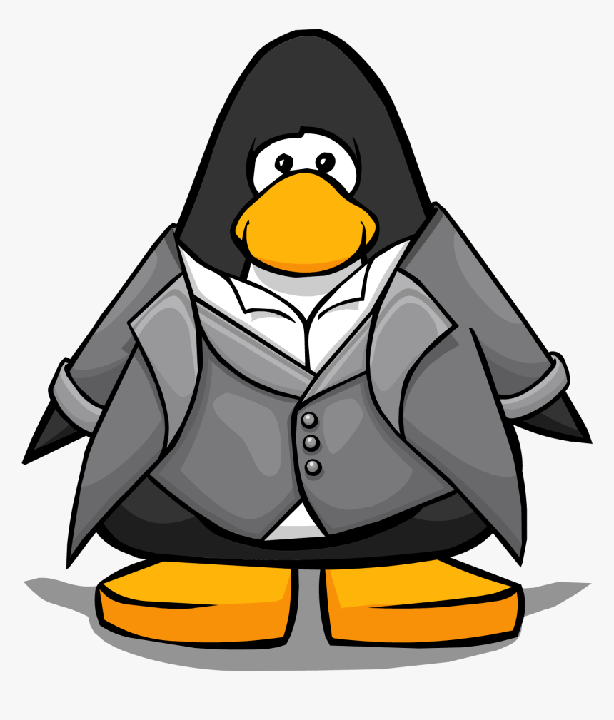 Grey Clipart Penguin - Penguin With A Top Hat, HD Png Download, Free Download