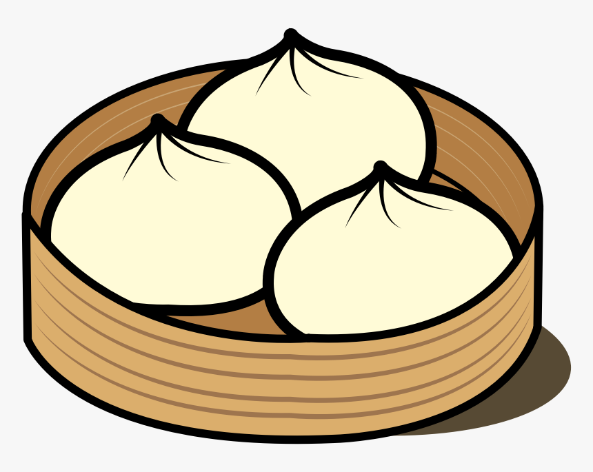 Chinese-style Steamed Bun - Chinese Steamed Buns Clipart, HD Png Download, Free Download
