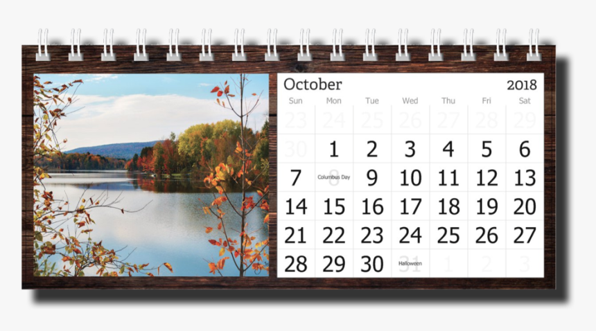 October Png Landscaping - 2010 Calendar, Transparent Png, Free Download