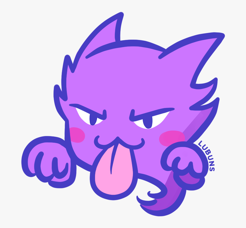 Haunter Sticker Icon Illustration Stickers Emoji Pokemon - Stickers Pokemon For ...