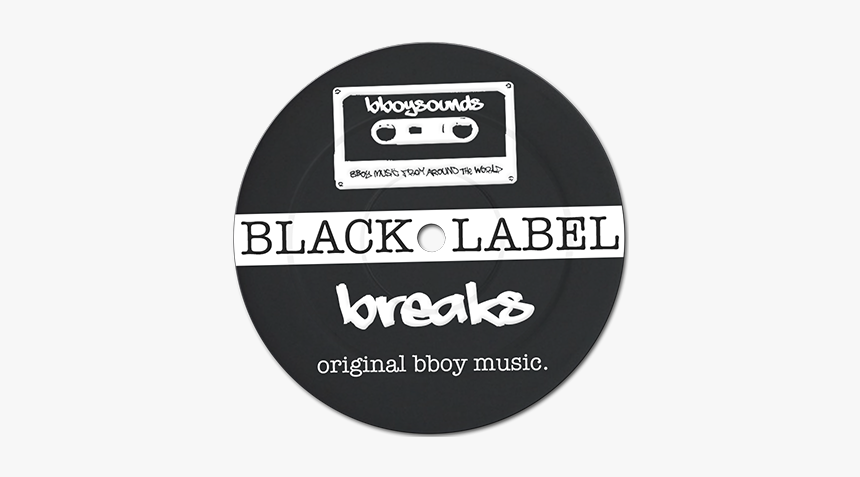 Black Label Breaks By Bboysounds - Cool Sticker Black And White Png, Transparent Png, Free Download
