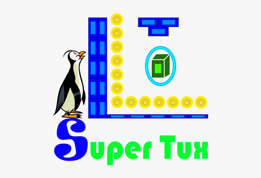 Super Tux Logo Png-01 - Adã©lie Penguin, Transparent Png, Free Download