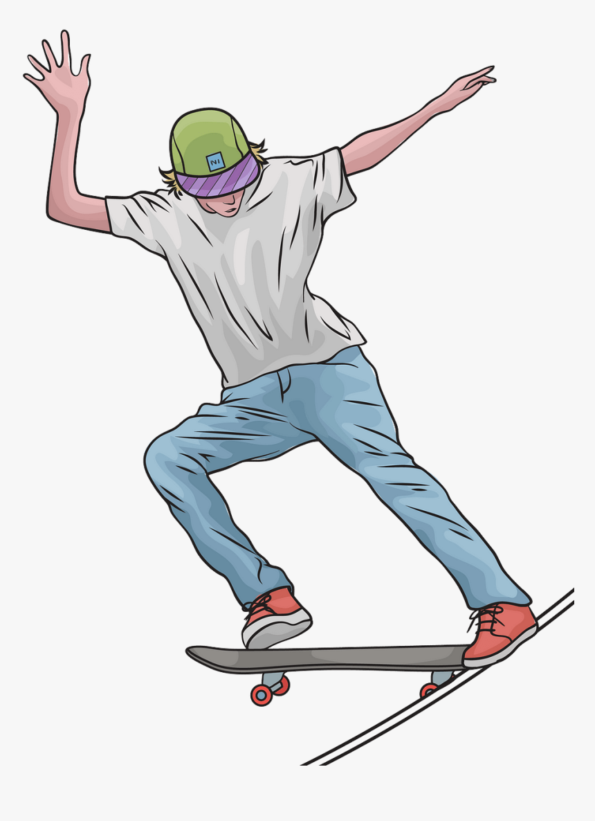 Skateboarding, HD Png Download, Free Download