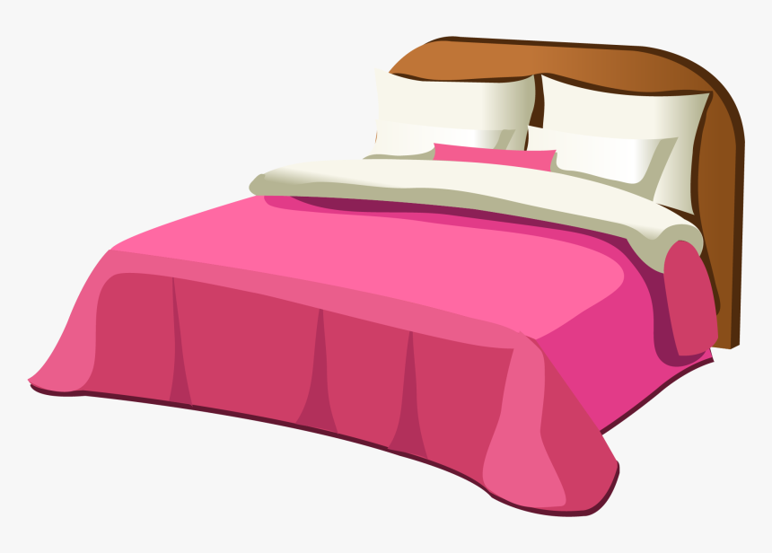 Pink Bed Clipart, HD Png Download, Free Download