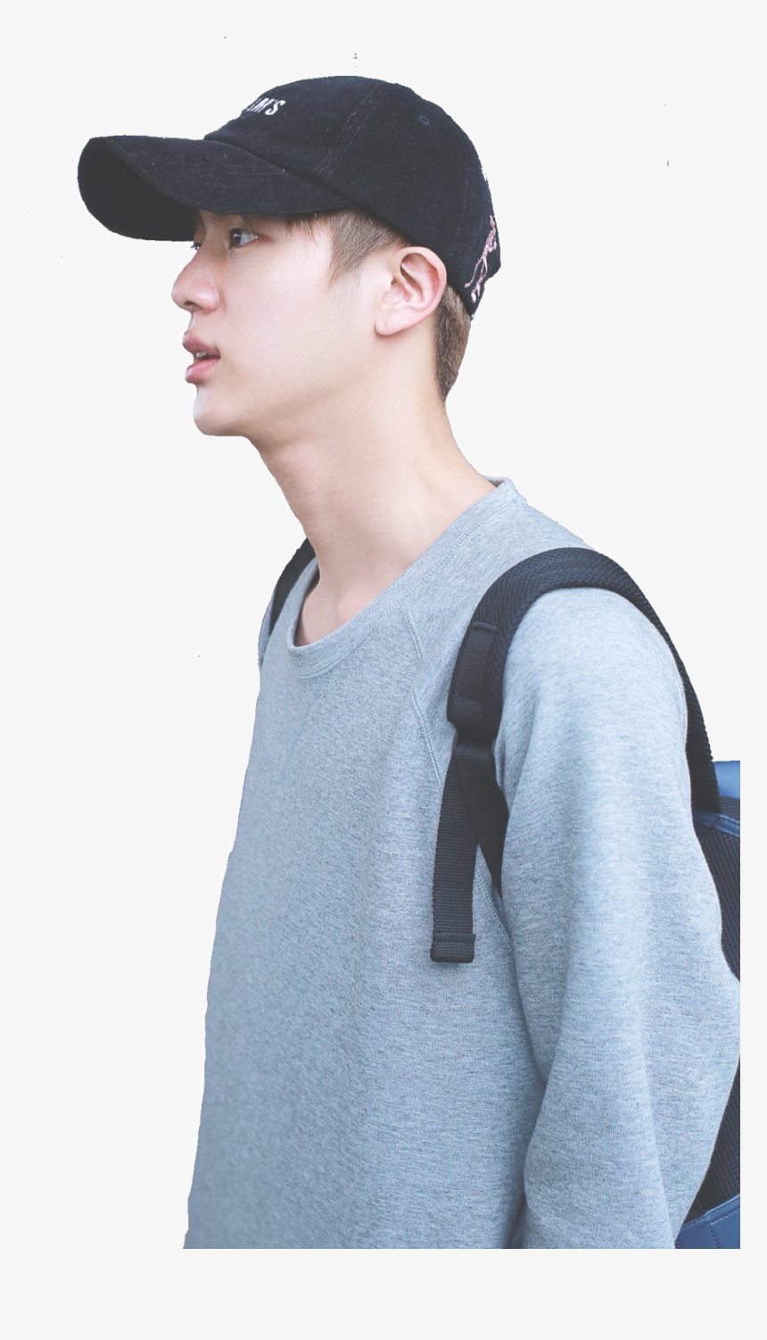 Transparent Pictures Jin Transparent - Kim Seokjin With Cap, HD Png Download, Free Download