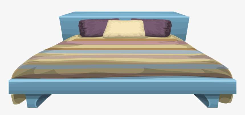 Angle,bedding,bed Frame - Bed Clipart Transparent Background, HD Png Download, Free Download