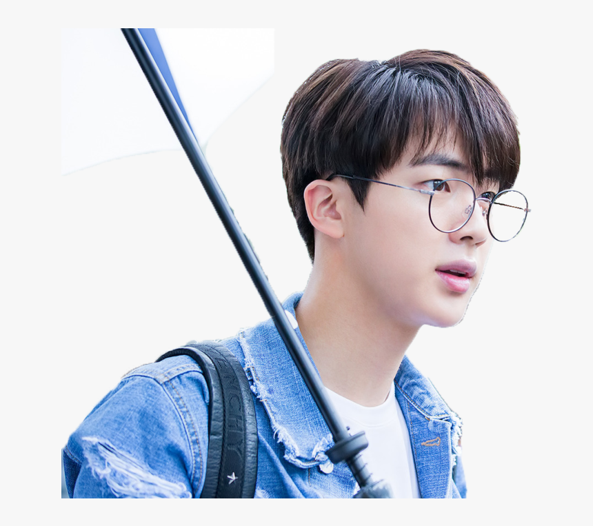 Bts Jin Render Png By Michirunaz - Jin With Glasses Bts, Transparent Png, Free Download