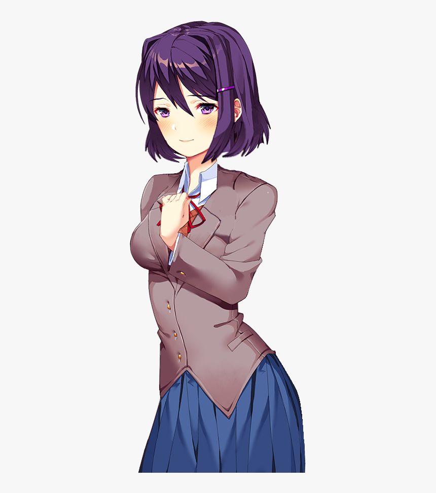 Doki Doki Literature Club Yuri Gif, HD Png Download, Free Download