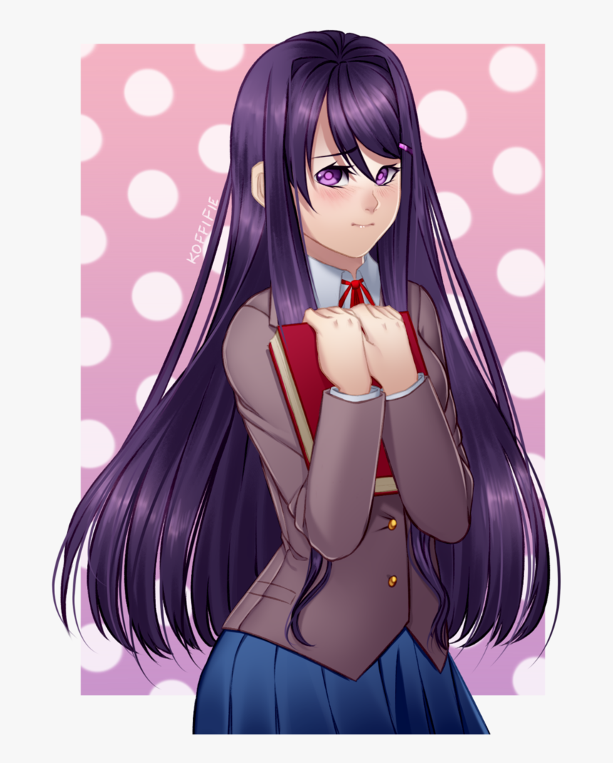 Yuri By Koffifie - Yuri Ddlc Cute Fan Art, HD Png Download, Free Download