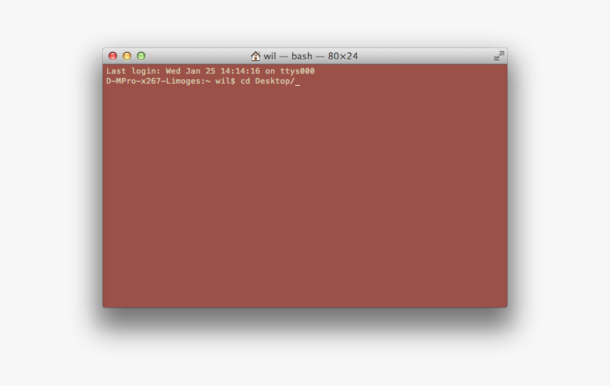 Type The First Couple Of Letters Of The Word Desktop - Delete Files On Mac Terminal, HD Png Download, Free Download