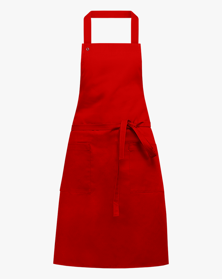 Plain Red Apron - One-piece Garment, HD Png Download, Free Download