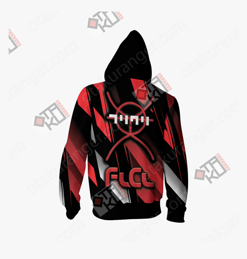 Flcl Unisex Zip Up Hoodie Jacket - Neon Genesis Evangelion, HD Png Download, Free Download