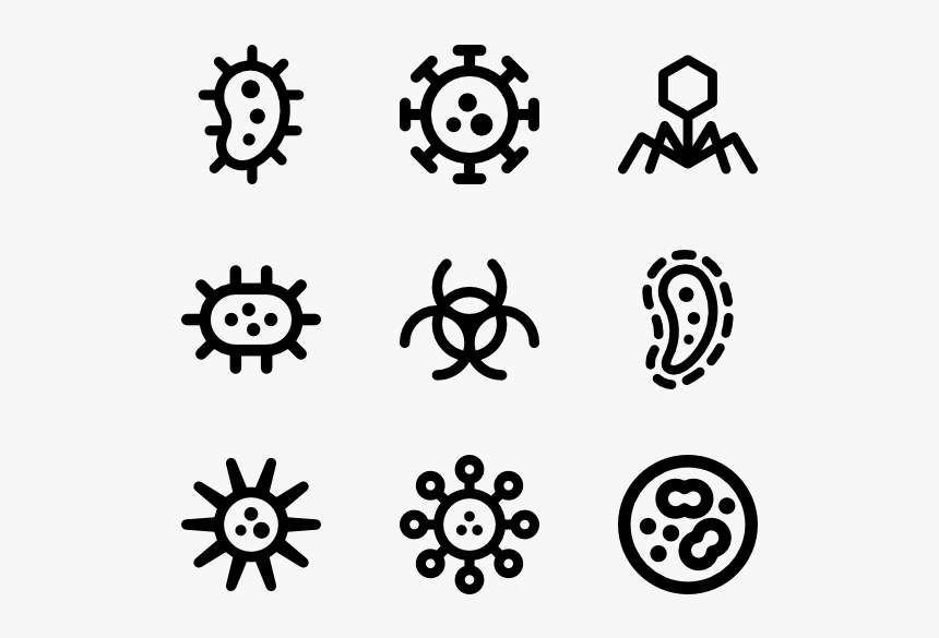 Virus Lineal - Bacteria Vector Png, Transparent Png, Free Download