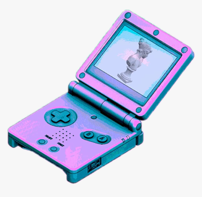 #vaporwave #game #gameboy #statur #vaporwaveaesthetic - Vaporwave Pixel Cell Phone, HD Png Download, Free Download