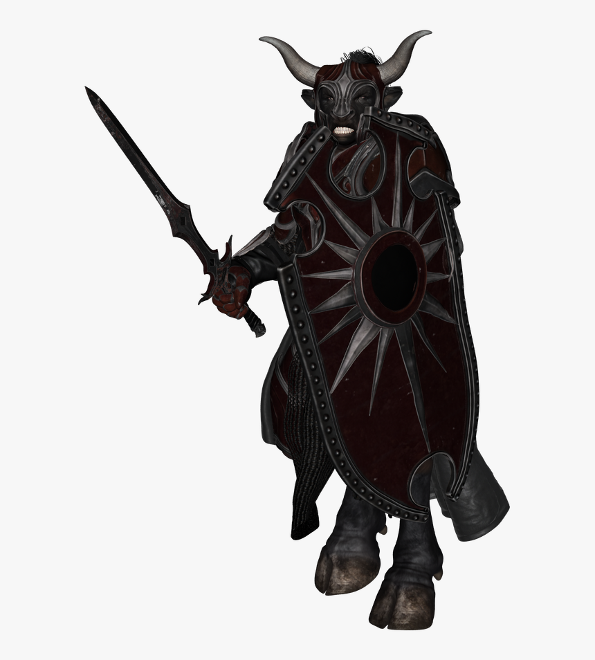 Evil Knight Png - Minotaur Knight, Transparent Png, Free Download