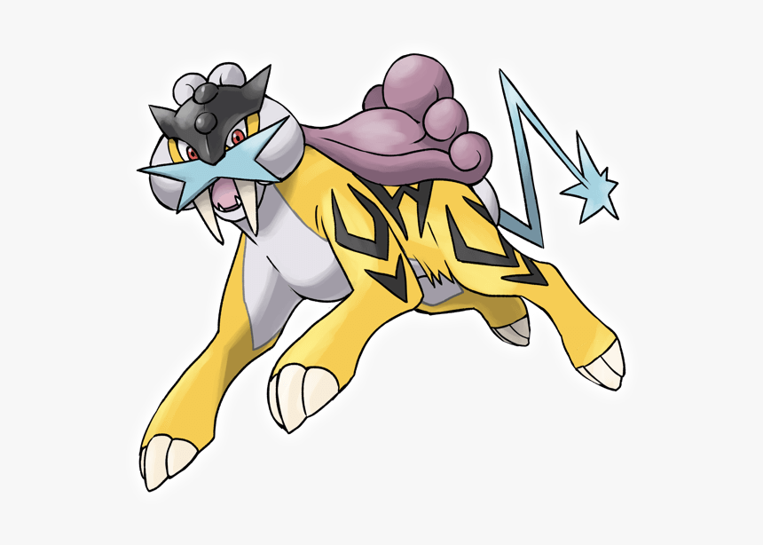 Raikou Png - Pokemon Raikou Artwork, Transparent Png, Free Download