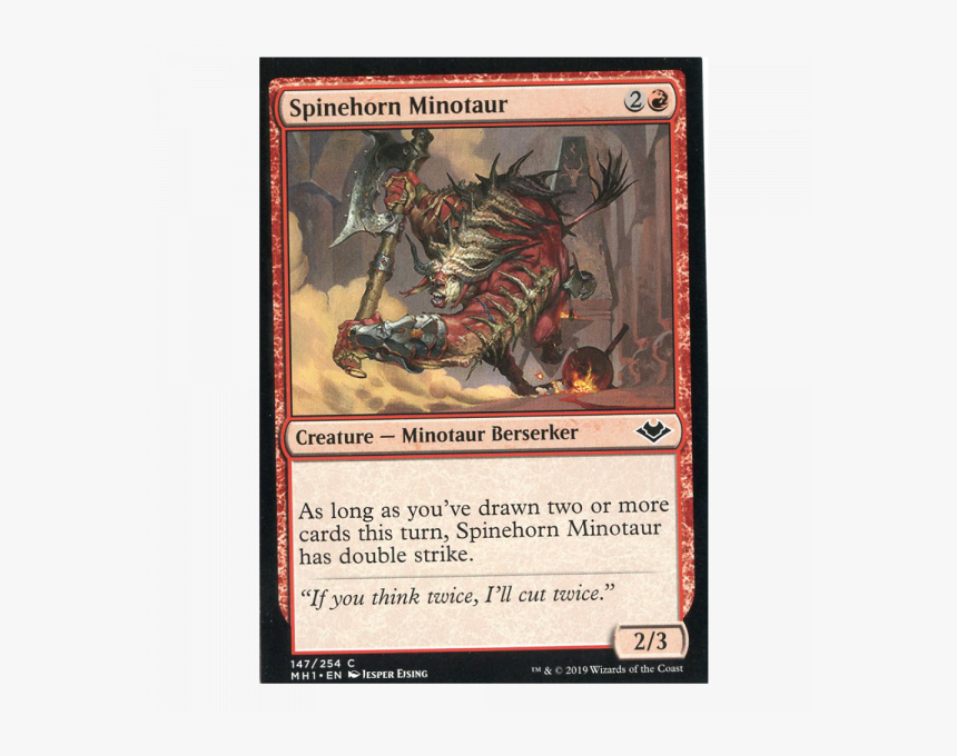 Mtg Spinehorn Minotaur, HD Png Download, Free Download