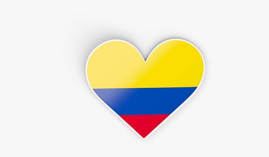Download Flag Icon Of Colombia At Png Format - Colombian Flag Heart Transparent, Png Download, Free Download