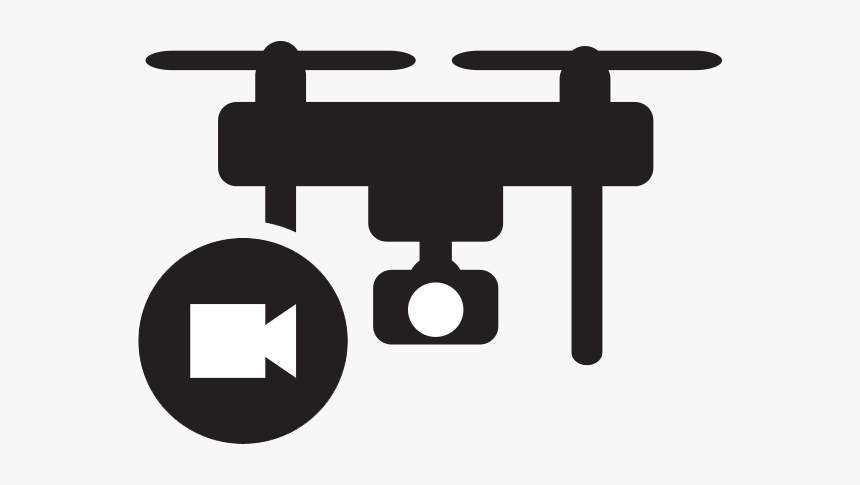 Drone Icon Design Free Recording Record Video Adelaide - Drone Video Icon Png, Transparent Png, Free Download