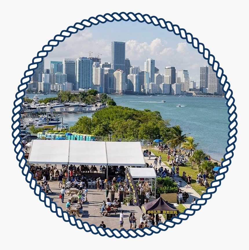 Miami Skyline Png, Transparent Png, Free Download