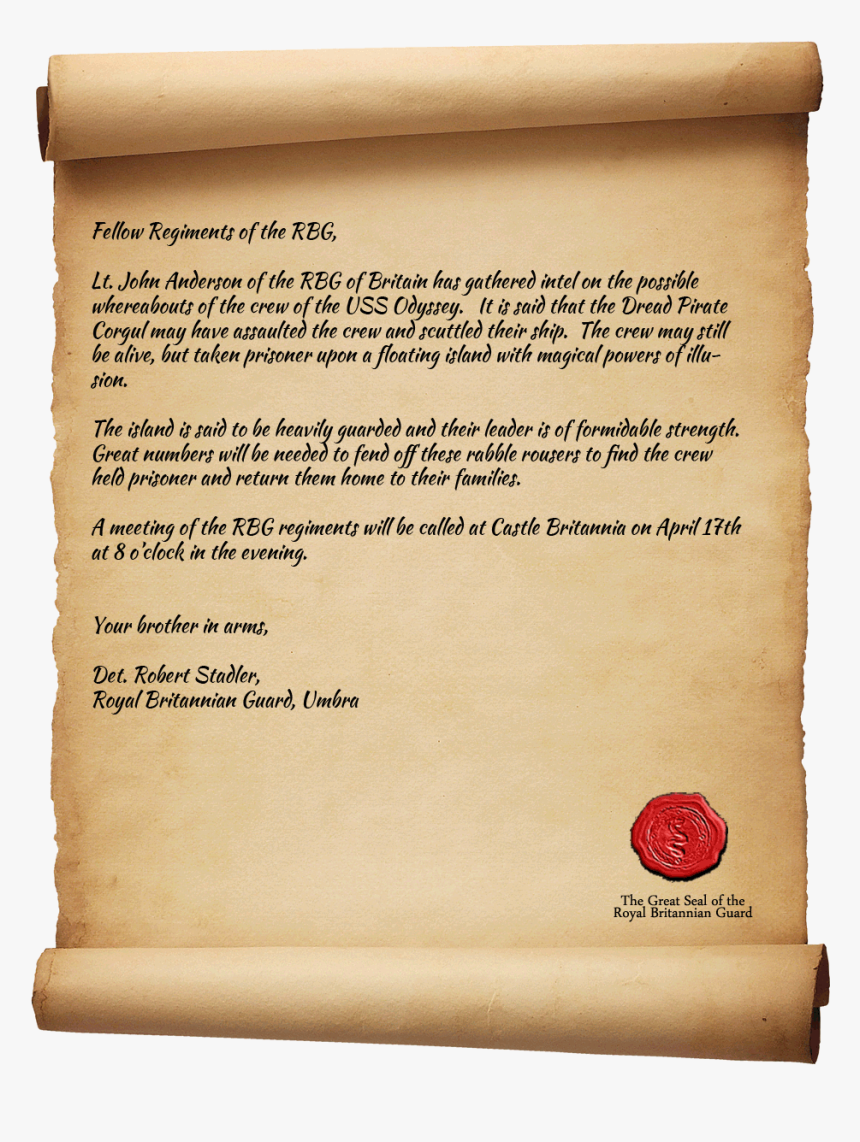 Old Straticsa Letter To The Regiments - Dear Past Self Letter, HD Png Download, Free Download