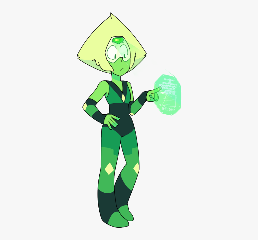 Green Fictional Character Vertebrate Cartoon Leaf - Steven Universe Era 1 Peridot, HD Png Download, Free Download