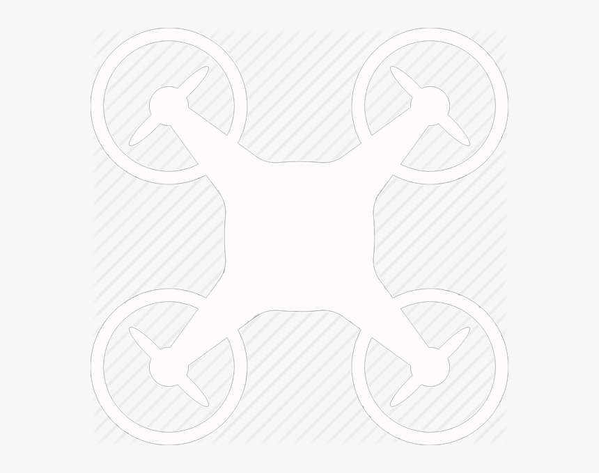 White Drone Icon Transparent, HD Png Download, Free Download