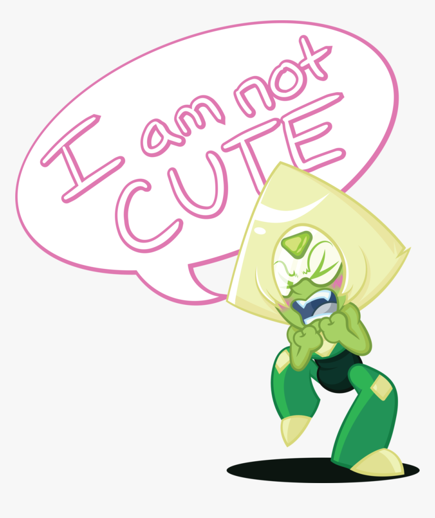 Beach City Bugle - Im Not Cute Peridot, HD Png Download, Free Download