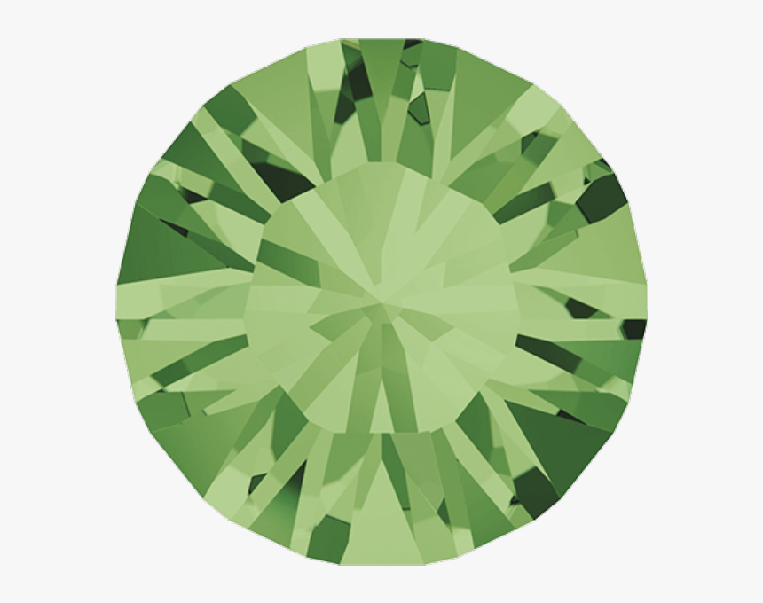 Swarovski 1028 Xilion Chaton Peridot Pp10 - Crystal Pp Stone, HD Png Download, Free Download