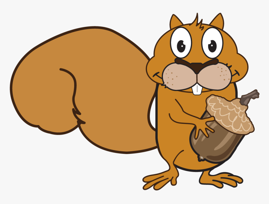 Transparent Cartoon Squirrel Png - Cartoon Characters With Rabbit Teeth, Png Download, Free Download