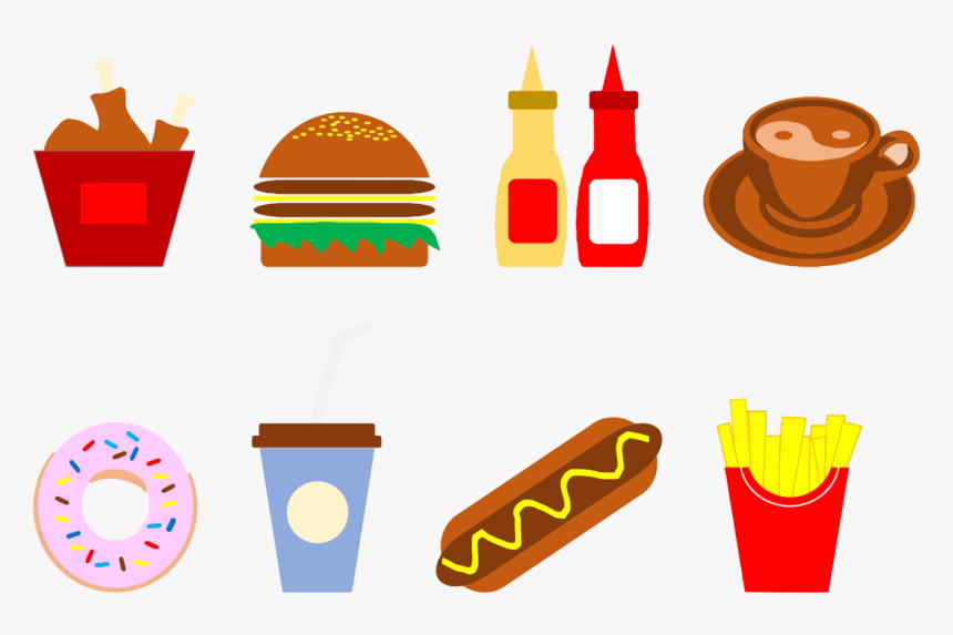Food,artwork,fast Food - Foods Icon Png Transparent, Png Download, Free Download