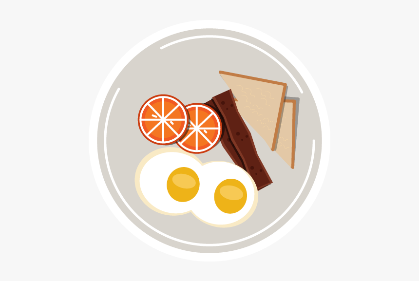 Food Icon Art Illustration Vector Plate Food Food App - Dish, HD Png Download, Free Download