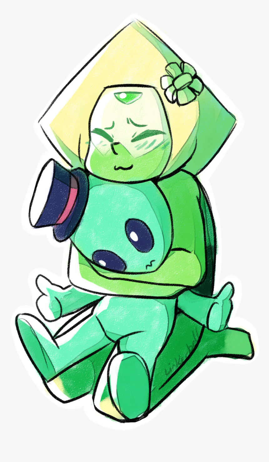 Peridot By Linkerbell On Tumblr, Steven Universe Salvia, - Steven Universe Tumblr Steven, HD Png Download, Free Download