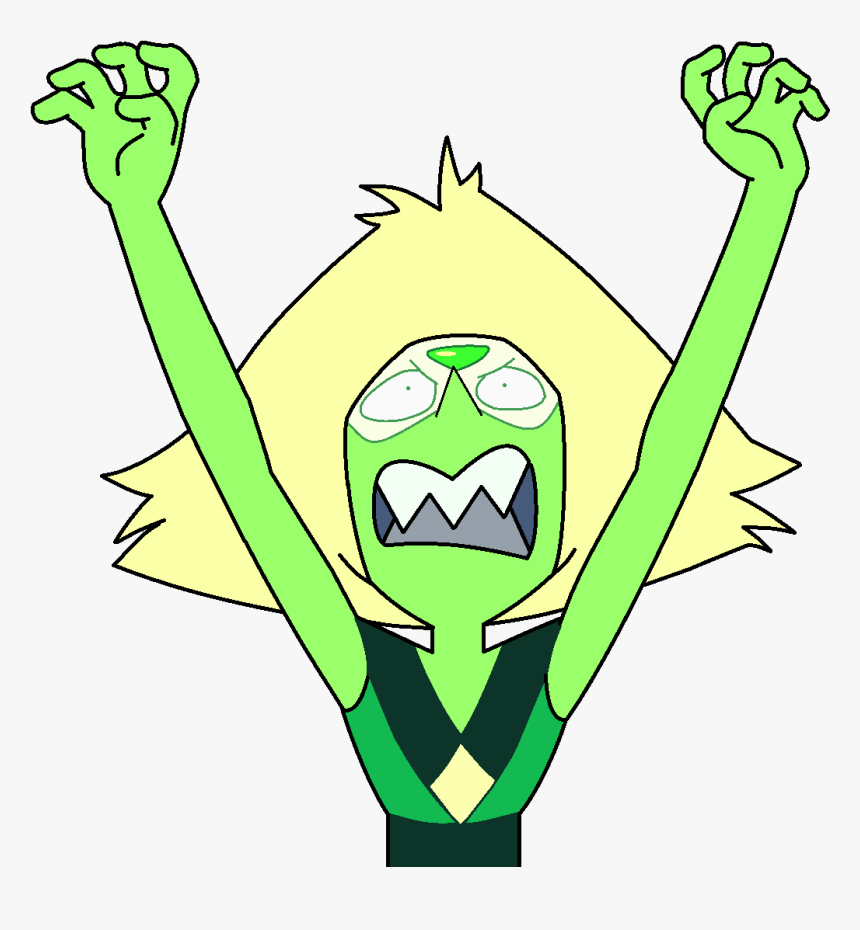 Peridot Steven Universe Rage , Png Download - Steven Universe Angry Peridot, Transparent Png, Free Download